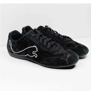 PUMA Speedcat Trainers Sneakers VTG Y2K 90s Suede Low Black Womens Sz 8.5